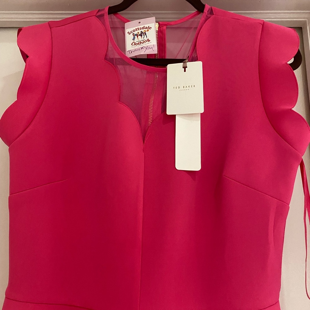 Ted Baker Pink Dress. Size Ted 4/ US 10